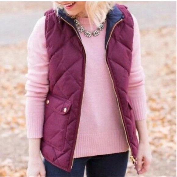 J. Crew Factory Jackets & Blazers - J. Crew Factory Quilted Vest Size L